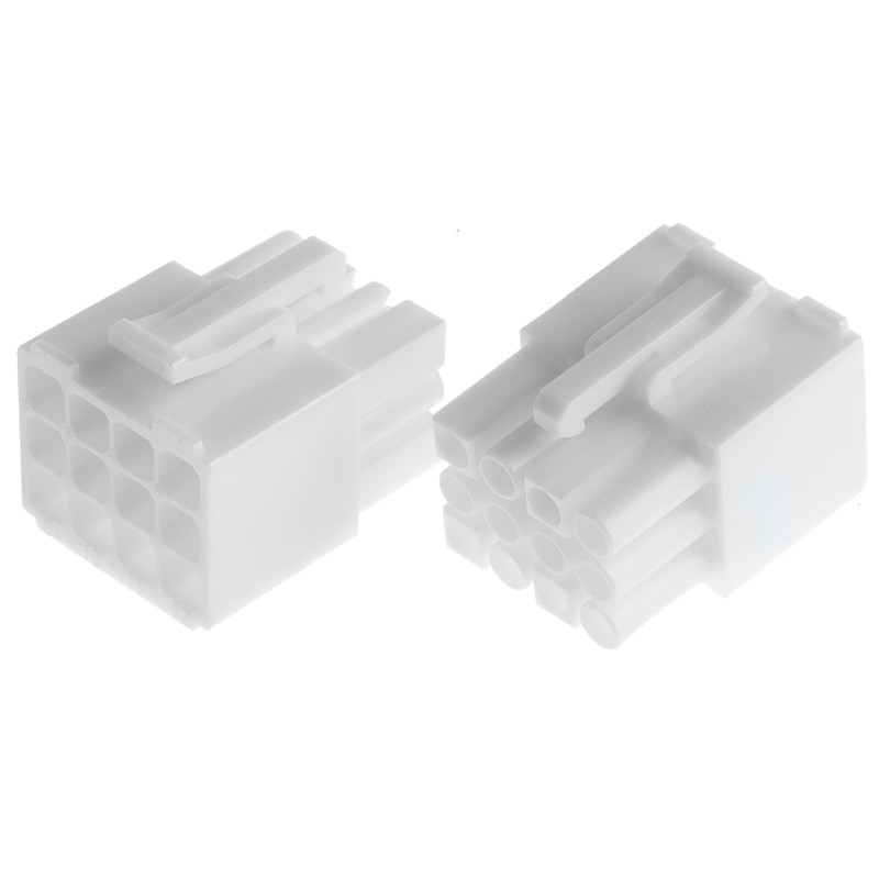10 pcs - JST, EL Male Connector Housing, 12 Way, 3 Row