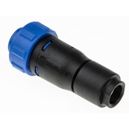 1 pcs - Bulgin Circular Connector, 8 Contacts, Cable Mount, Miniature Connector, Socket, Female, IP68, Buccaneer 400 Series