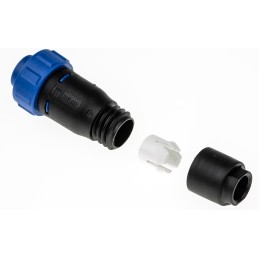 1 pcs - Bulgin Circular Connector, 8 Contacts, Cable Mount, Miniature Connector, Socket, Female, IP68, Buccaneer 400 Series