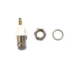 1 pcs - RS PRO, jack Panel Mount BNC Connector, 50Ω, Solder Termination, Straight Body