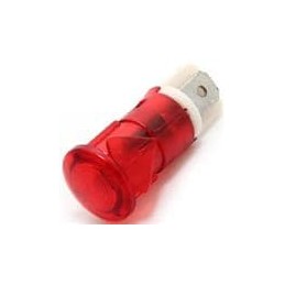 1 pcs : FL1P-12QJ-1-R24V - LED Panel Mount Indicators LED RED 12MM SNAP 24VAC/DC