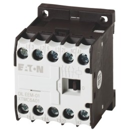 5 pcs - Eaton Contactor, 400 V Coil, 3-Pole, 50 A, 3 kW, 1 NC