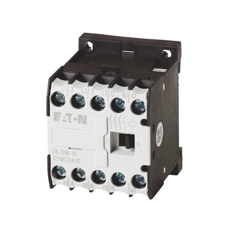 5 pcs - Eaton Contactor, 400 V Coil, 3-Pole, 9 A, 4 kW, 1NO