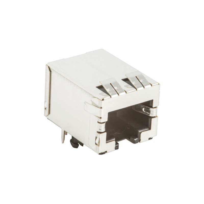 1 pcs - Hirose TM11R Series Female RJ45 Connector, Through Hole, Cat5, STP Shield