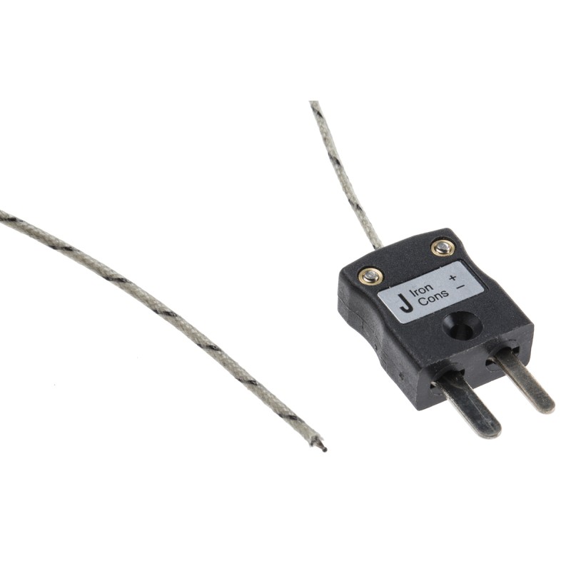 1 pcs - RS PRO Type J Thermocouple 10m Length, 1/0.3mm Diameter - +350°C
