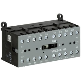 5 pcs - ABB GJL121 Series Contactor, 60 V dc Coil, 3-Pole, 20 A, 4 kW, 3NO/1NC