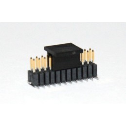 86 pcs - Molex Slim-Grid Series Right Angle Surface Mount Pin Header, 10 Contact(s), 1.27mm Pitch, 2 Row(s), Unshrouded