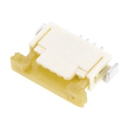 10 pcs - Molex, Easy-On, 52207 1mm Pitch 4 Way Right Angle Female FPC Connector, ZIF Top Contact