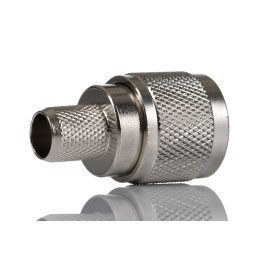 1 pcs - RS PRO, Plug Cable Mount N Connector, 50Ω, Crimp Termination, Straight Body