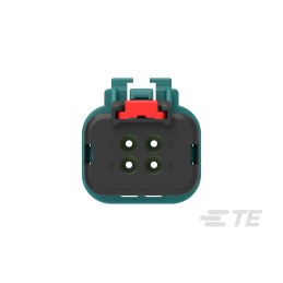 1 pcs - TE Connectivity, AMPSEAL 16 Connector Housing Socket 4 Way, Crimp Termination
