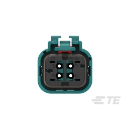 1 pcs - TE Connectivity, AMPSEAL 16 Connector Housing Socket 4 Way, Crimp Termination