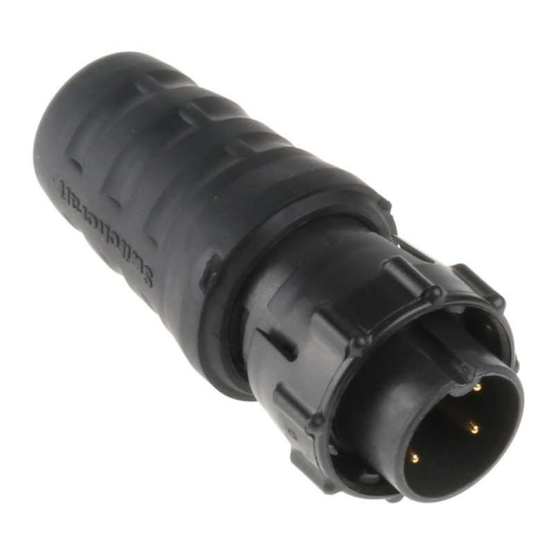 1 pcs - Switchcraft Circular Connector, 4 Contacts, Cable Mount, Plug, Male, IP68, IP69K, EN3 Series