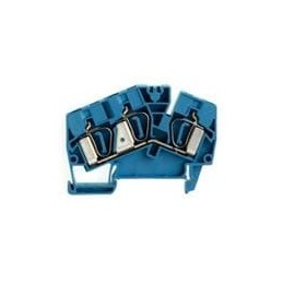 1 pcs : 1771420000 - DIN Rail Terminal Blocks ZDU 6-2/3AN BL