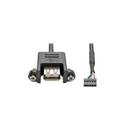 1 pcs : U024-003-5P-PM - Computer Cables 3FT PNLMNT USB2/MHRBRD HEADER