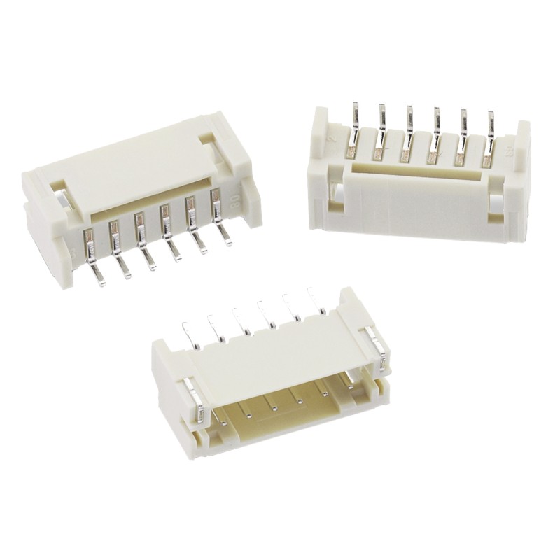 5 pcs - Wurth Elektronik WR-WTB Series Straight Surface Mount PCB Header, 4 Contact(s), 2.0mm Pitch, 1 Row(s), Shrouded