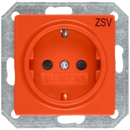 1 pcs - Siemens IP20 Orange Socket Socket, Rated At 16A, 250 V