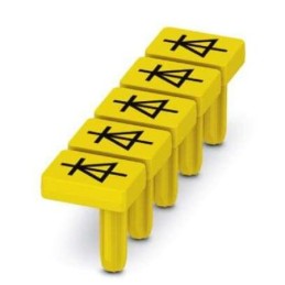 10 pcs - Phoenix Contact, WS-DIO PT 2.5 Warning Label for use with Terminal Blocks