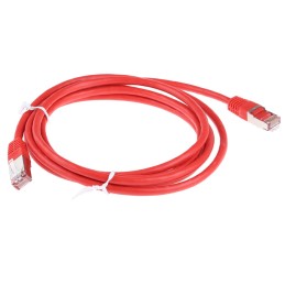 1 pcs - RS PRO Cat6 Male RJ45 to Male RJ45 Ethernet Cable, S/FTP, Red PVC Sheath, 2m