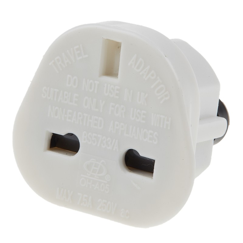 1 pcs - RS PRO UK to Australia, US Travel Adapter, Rated At 7.5A