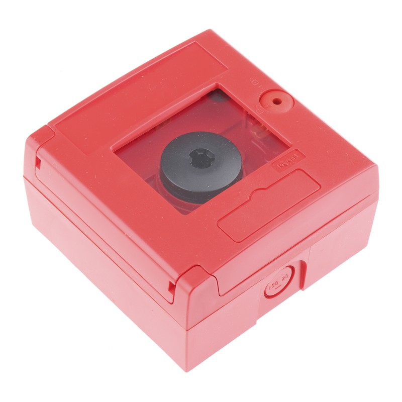 1 pcs - Legrand Red Break Glass Call Point, Break Glass Operated, Mains-Powered