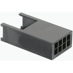 10 pcs - TE Connectivity, AMPMODU MOD II Female Connector Housing, 2.54mm Pitch, 8 Way, 1 Row