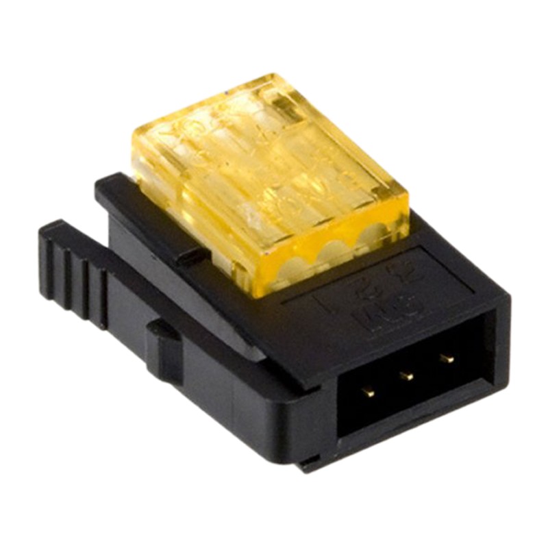 1 pcs - 3M 3-Way IDC Connector Plug for Cable Mount, 1-Row