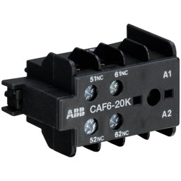 1 Box of 1 - ABB Auxiliary Contact, 2 Contact, 2NO, Front Mount