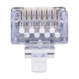 1 pcs - Molex 44915 Series Male RJ45 Connector, Cable Mount, Cat6