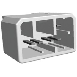 95 pcs - TE Connectivity MULTILOCK 070 Series Straight Through Hole Mount PCB Socket, 8-Contact, 2-Row, 3.5mm Pitch, Solder