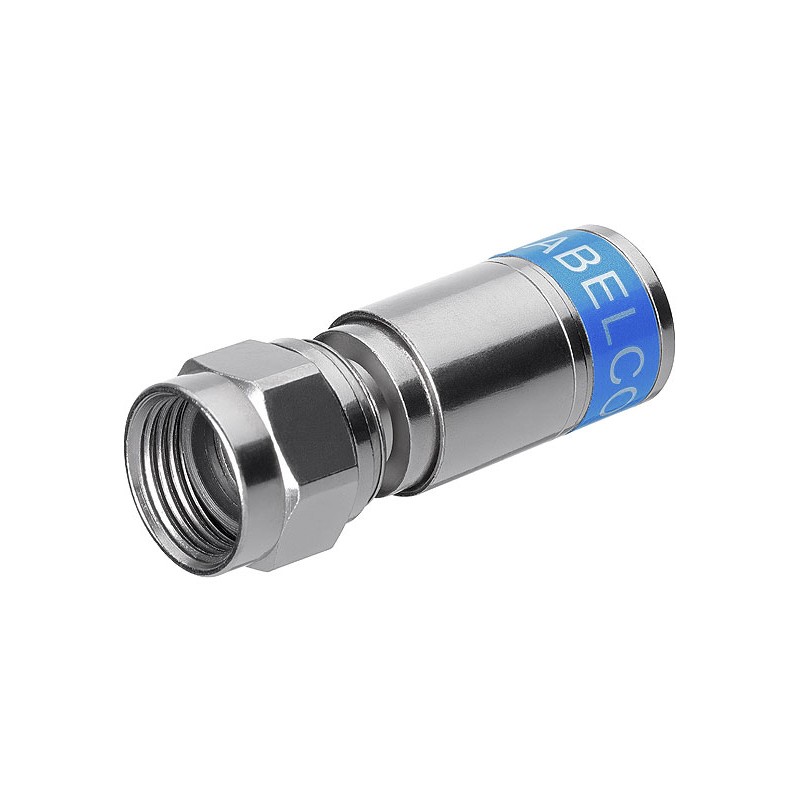 1 pcs - Straight F Compression Connector