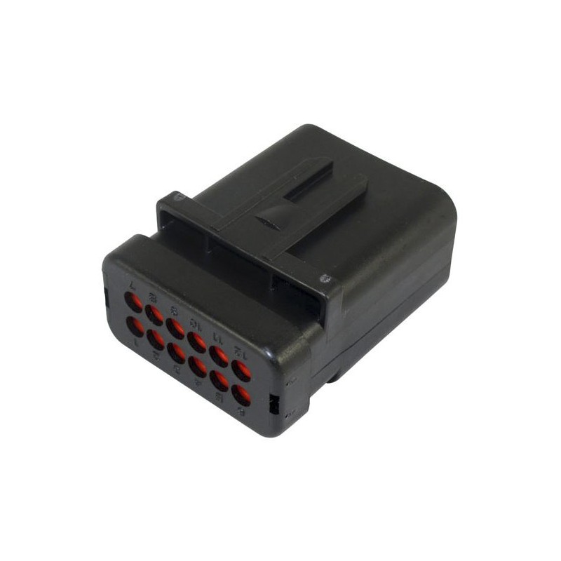1 pcs - TE Connectivity, AMPSEAL 16 Automotive Connector Plug 12 Way