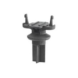 1 pcs : QB-RERBASE-X - Cable Mounting & Accessories QUICK BUILD PEG BLK RER.5,RER.75/1.25