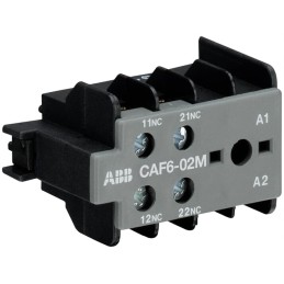 1 Box of 1 - ABB Auxiliary Contact, 2 Contact, 2NC, Front Mount