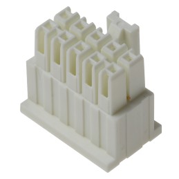 10 pcs - Samtec, IPD1 Male Crimp Connector Housing, 2.54mm Pitch, 10 Way, 2 Row