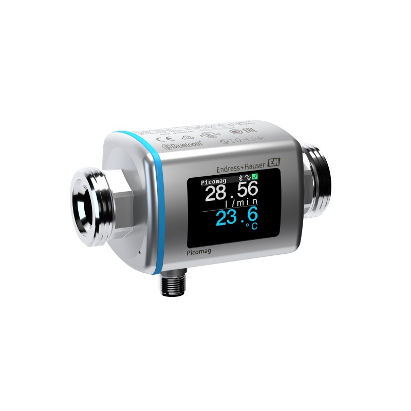 1 pcs - Endress+Hauser DMA2 Series Conductive Liquids Flow Meter for Liquid, 0.2 l/min Min, 150 L/min Max
