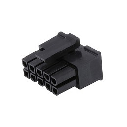 10 pcs - Molex Male Crimp Connector Housing, 3mm Pitch, 10 Way, 2 Row