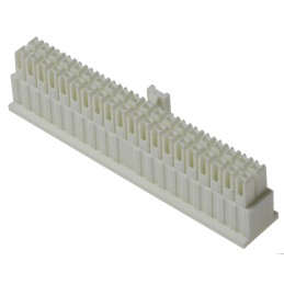 10 pcs - Samtec, IPD1 Male Crimp Connector Housing, 2.54mm Pitch, 40 Way, 2 Row