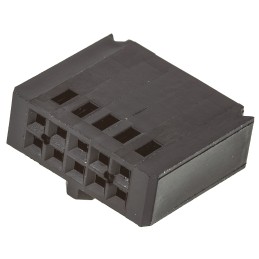 10 pcs - TE Connectivity, AMPMODU MOD IV Female Connector Housing, 2.54mm Pitch, 10 Way, 2 Row