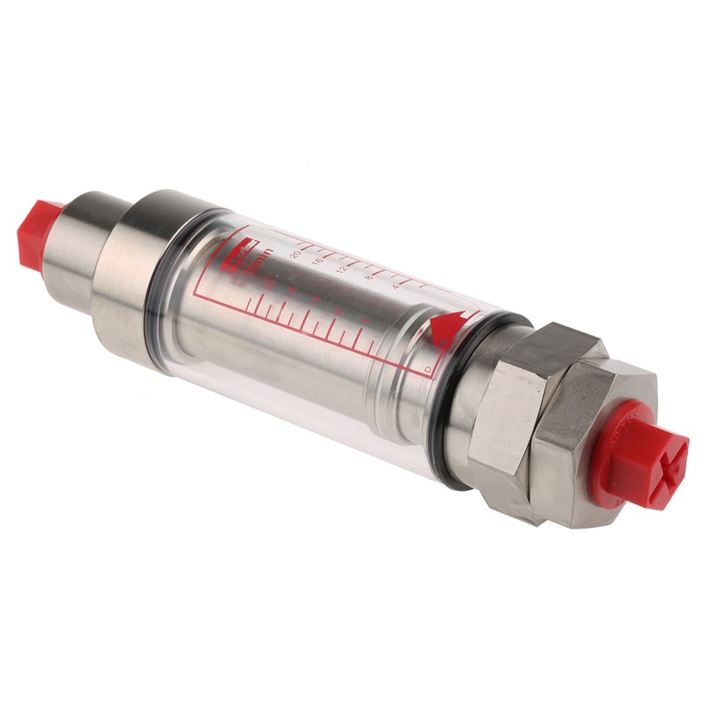 1 pcs - Parker Flow Meter, 2 L/min Min, 20 L/min Max