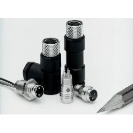 1 pcs - Binder Circular Connector, 3 Contacts, Cable Mount, M8 Connector, Plug, Male, IP67, E Series