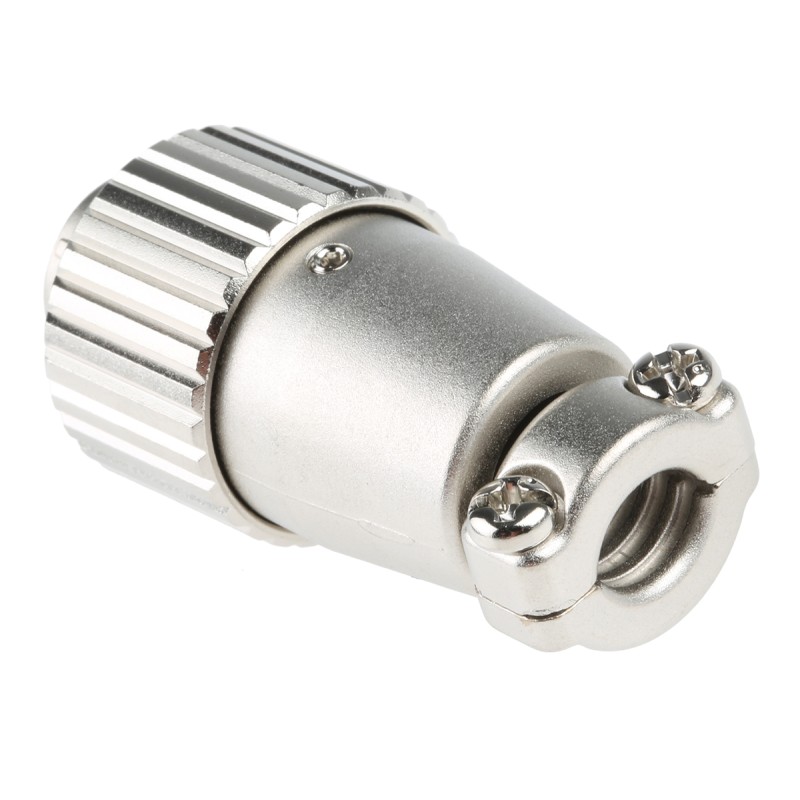 1 pcs - Hirose Circular Connector, 5 Contacts, Cable Mount, Plug, Male, JR Series