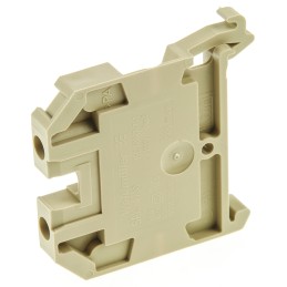 10 pcs - Weidmuller SAK Series Beige Feed Through Terminal Block, 4mm², Single-Level, Screw Termination, IECEx