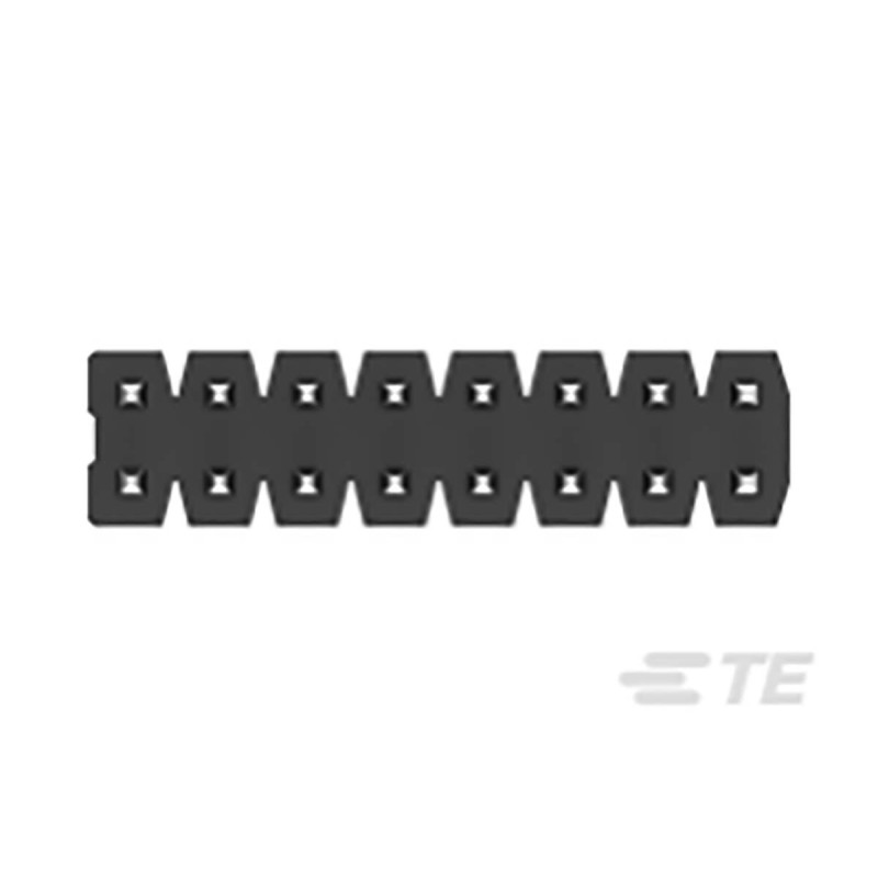 10 pcs - TE Connectivity AMPMODU Series Straight Through Hole Pin Header, 14 Contact(s), 2.0mm Pitch, 2 Row(s), Unshrouded