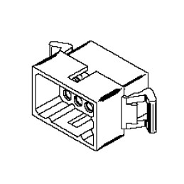 10 pcs - Molex Plug Crimp Connector Housing, 3.68mm Pitch, 15 Way, 3 Row