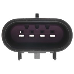 10 pcs - Delphi, GT 150 Automotive Connector Plug 4 Way, Crimp Termination