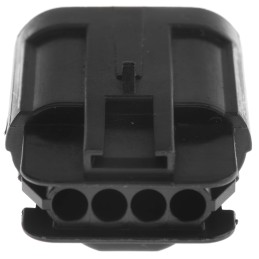 10 pcs - Delphi, GT 150 Automotive Connector Plug 4 Way, Crimp Termination