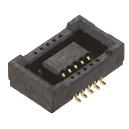 1000 pcs - Hirose DF40 Series Straight Surface Mount PCB Socket, 10-Contact, 2-Row, 0.4mm Pitch, Solder Termination