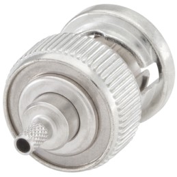 1 pcs - Rosenberger BNC Series, Plug Cable Mount BNC Connector, 50Ω, Crimp Termination, Straight Body