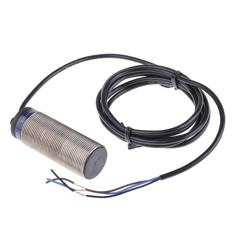 1 pcs - Telemecanique Sensors Inductive Barrel-Style Proximity Sensor, M30 x 1.5, 10 mm Detection, PNP Output, 12 - 48 V
