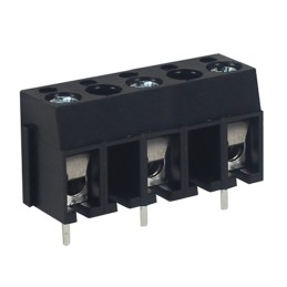 10 pcs - RS PRO PCB Terminal Block, 3-Contact, 10mm Pitch, Through Hole Mount, 1-Row, Screw Termination
